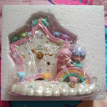 【激レア】 サンリオ キキララ リトルツインスターズ 星の置時計 キキララ 置き時計 時計 リトルツインスターズ 未使用に近い 激